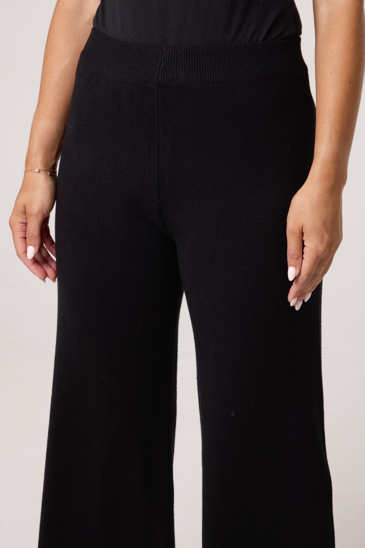 Knitted Wide Leg Trouser