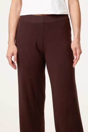 Knitted Wide Leg Trouser