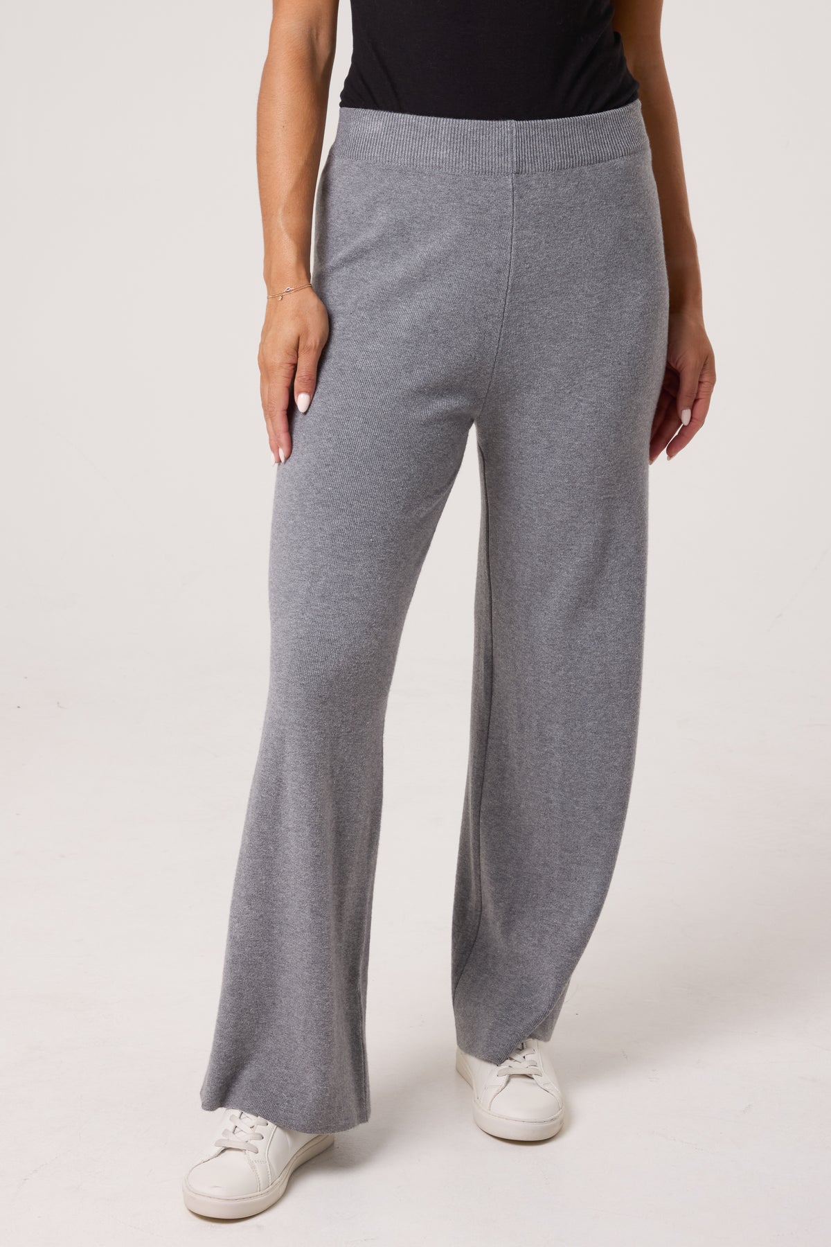 Knitted Wide Leg Trouser