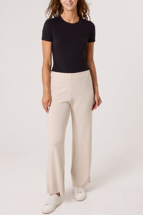 Knitted Wide Leg Trouser