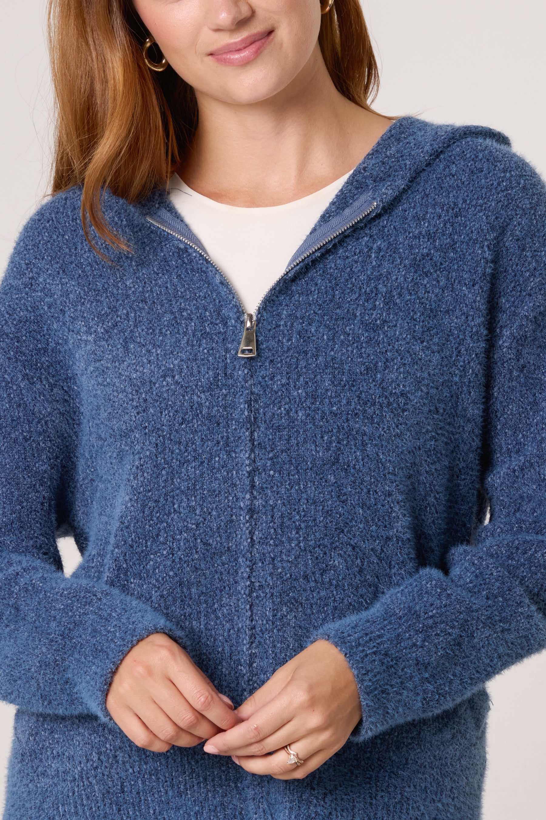 Zip Up Cosy Hoodie (New Colours Available)