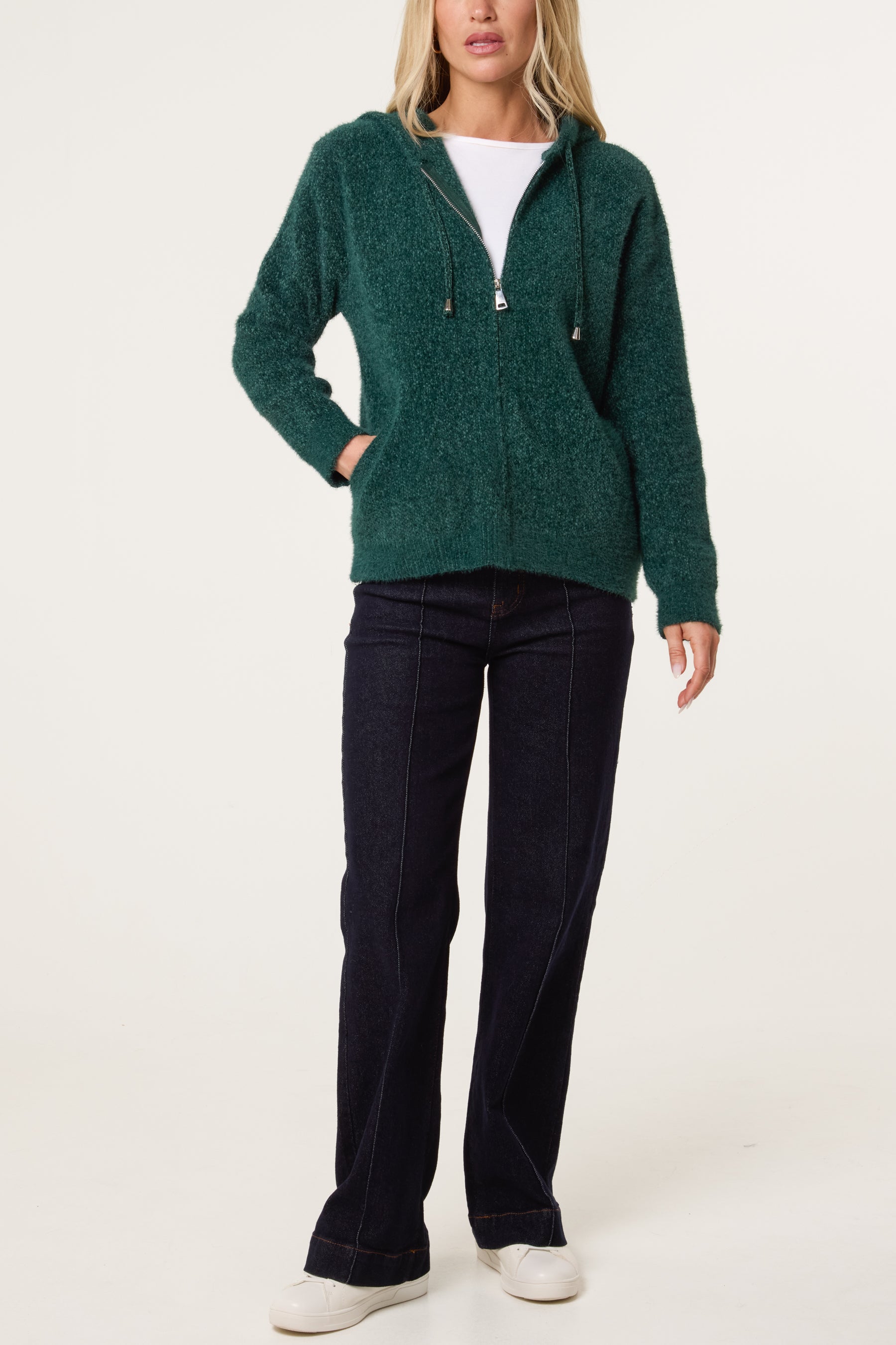Zip Up Cosy Hoodie (New Colours Available)