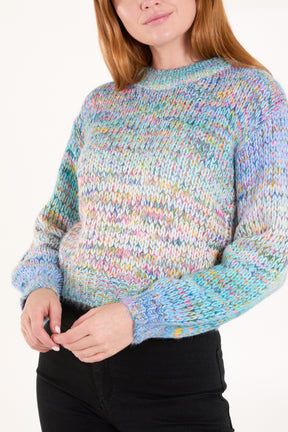 Ombre Soft Knit Cropped Jumper