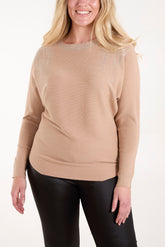 Diamante Fine Knit Jumper