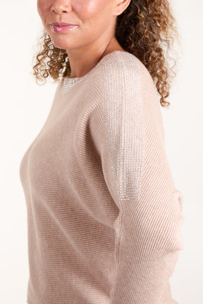 Diamante Neckline Jumper