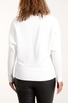 Diamante Neckline Jumper
