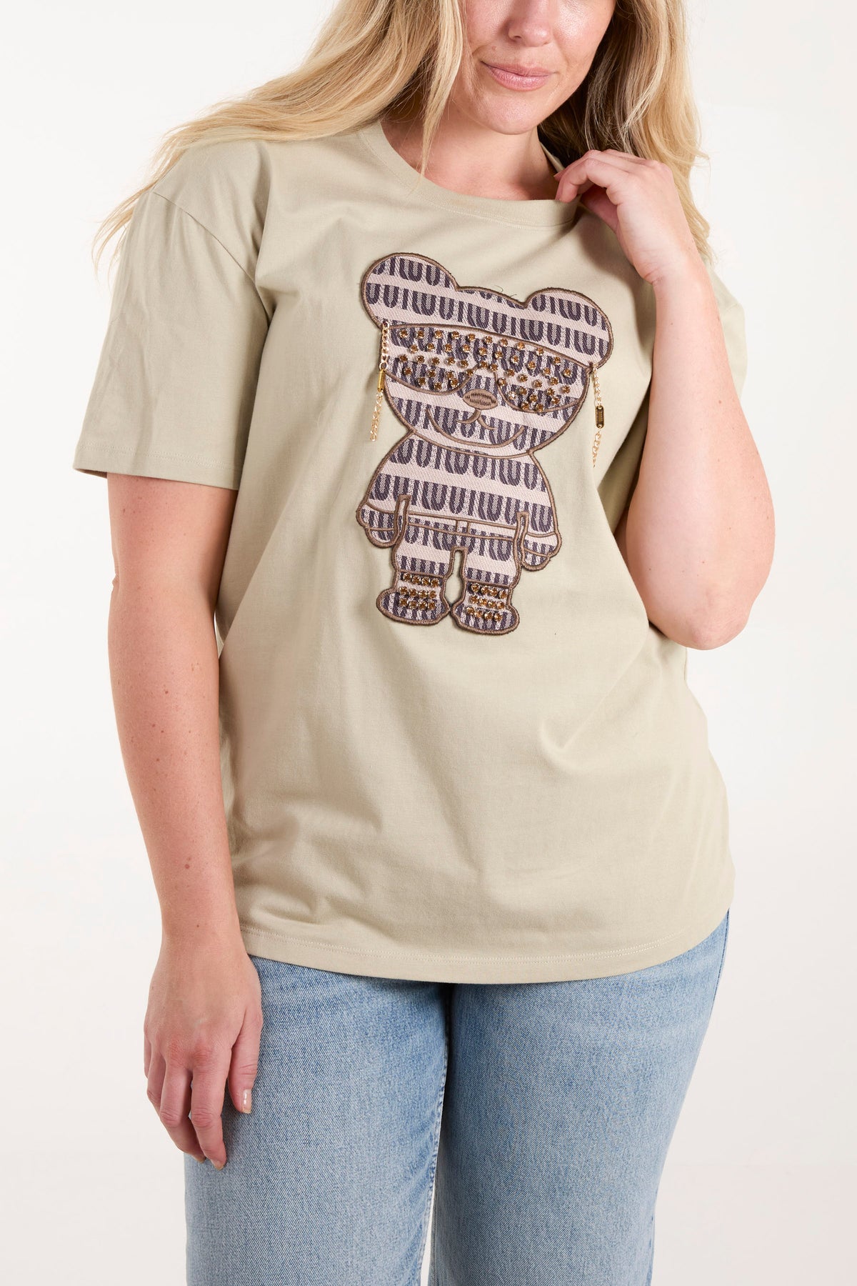 Embellished Bear T-Shirt