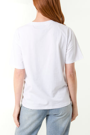 Abstract Girl Print T-Shirt