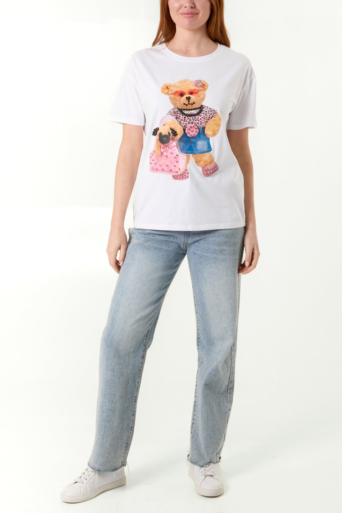 Embellished Teddy Bear T-Shirt