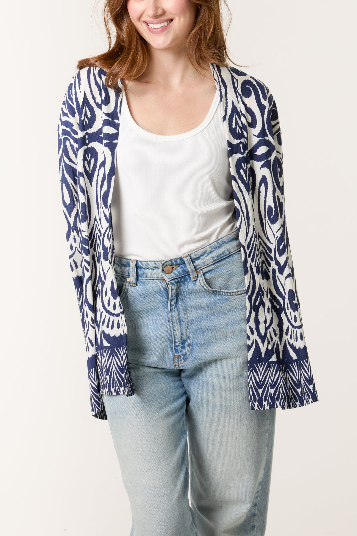 Abstract Print Kimono