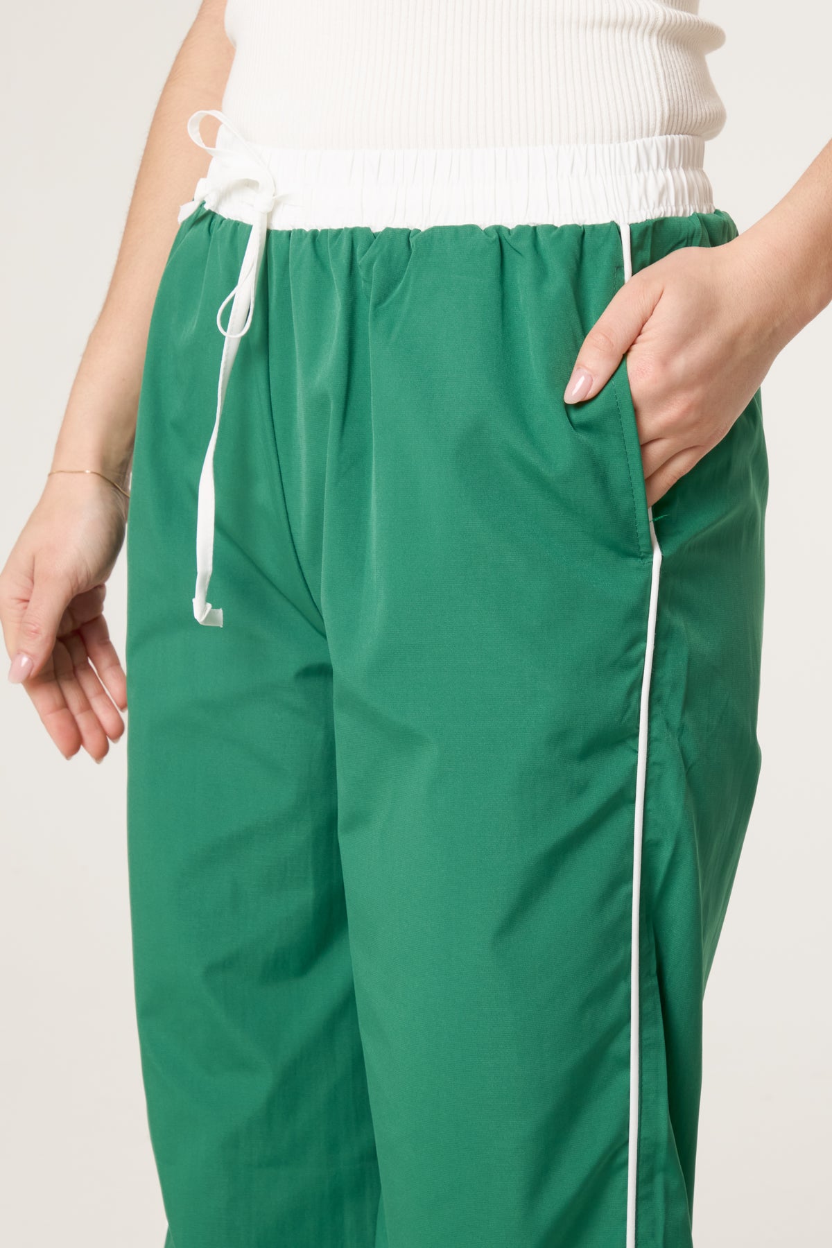 Elasticated Side Stripe Tracksuit Bottoms