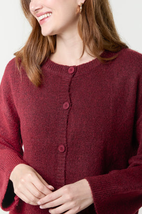 Button Through Knit Cardigan