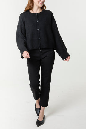Button Through Knit Cardigan