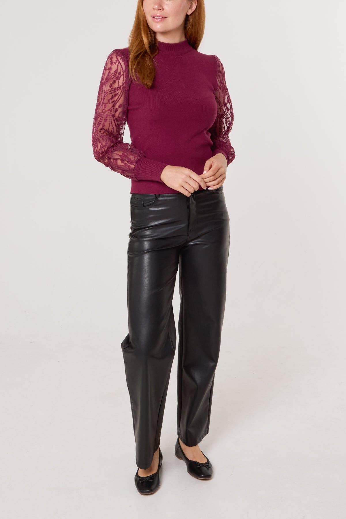 Mesh Sleeve Top