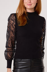 Mesh Sleeve Top