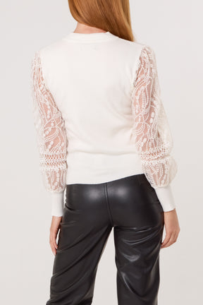 Mesh Sleeve Top
