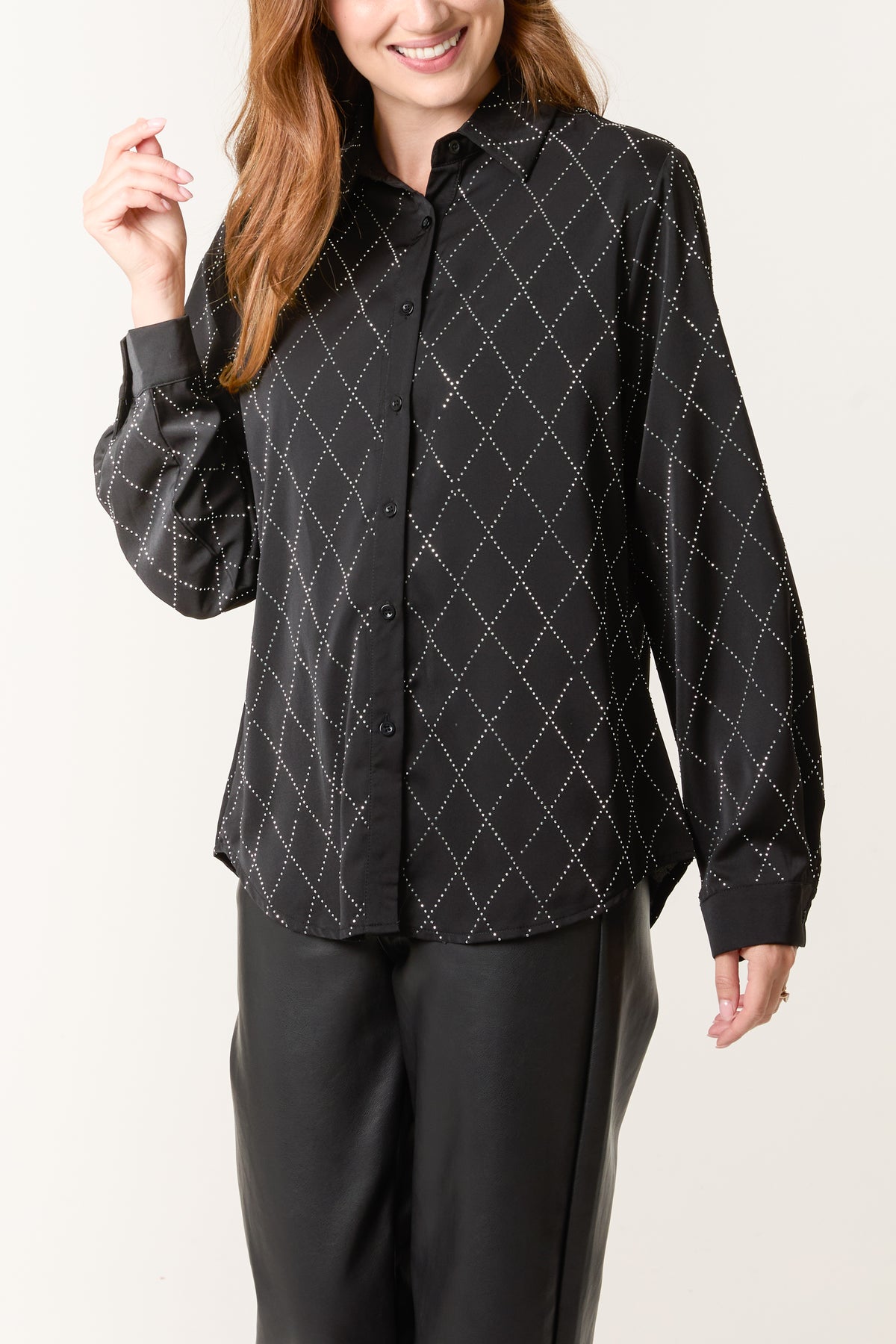 Diamond Embellished Shirt