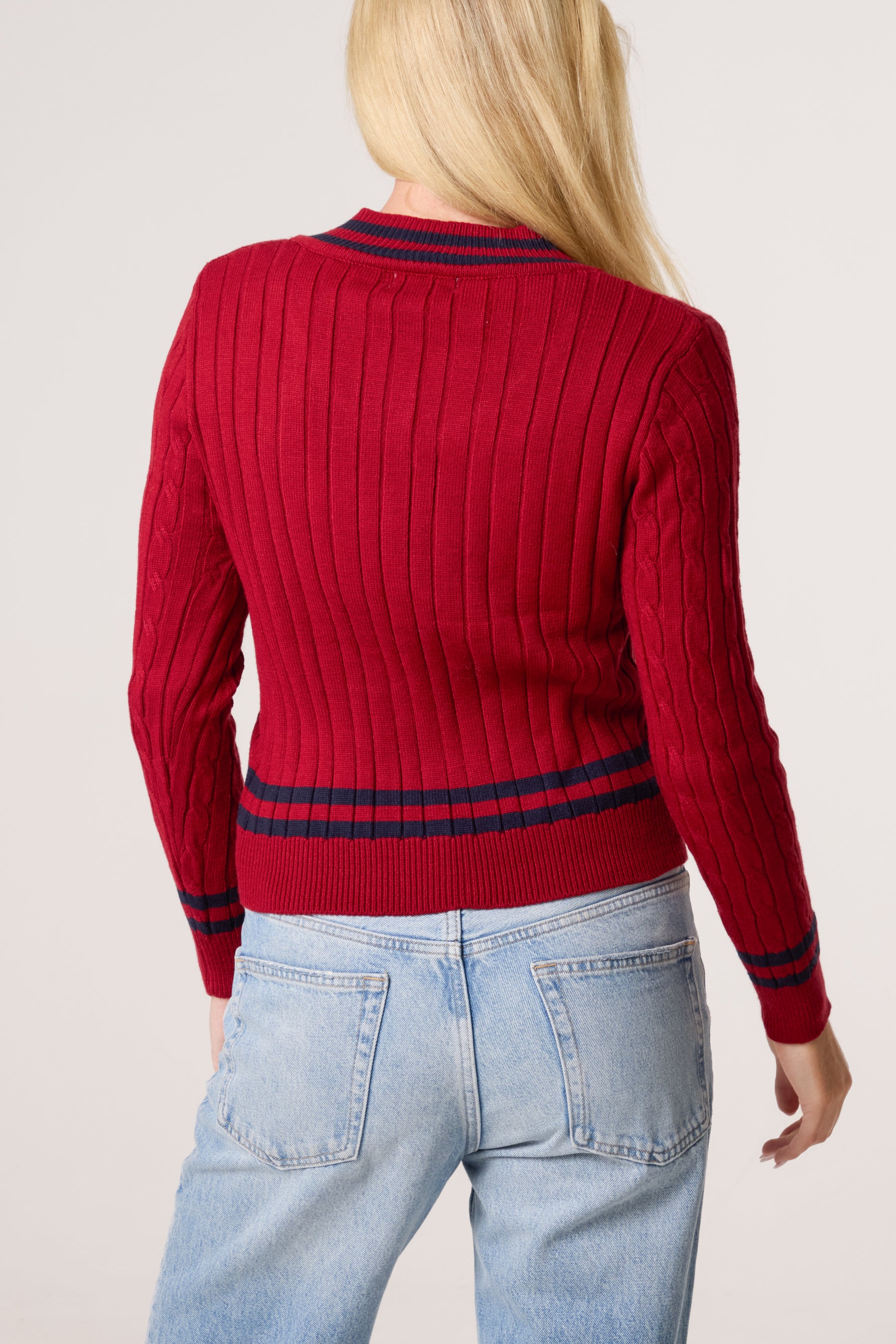 Teddy Bear Cricket Knit Jumper