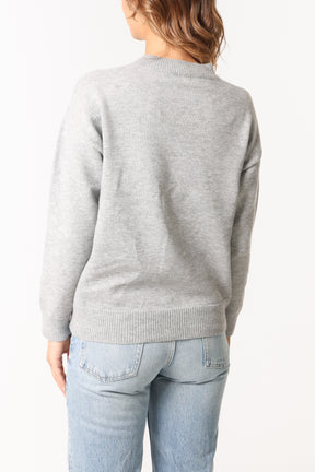 Jacquard Sweater Teddy Bear Jumper
