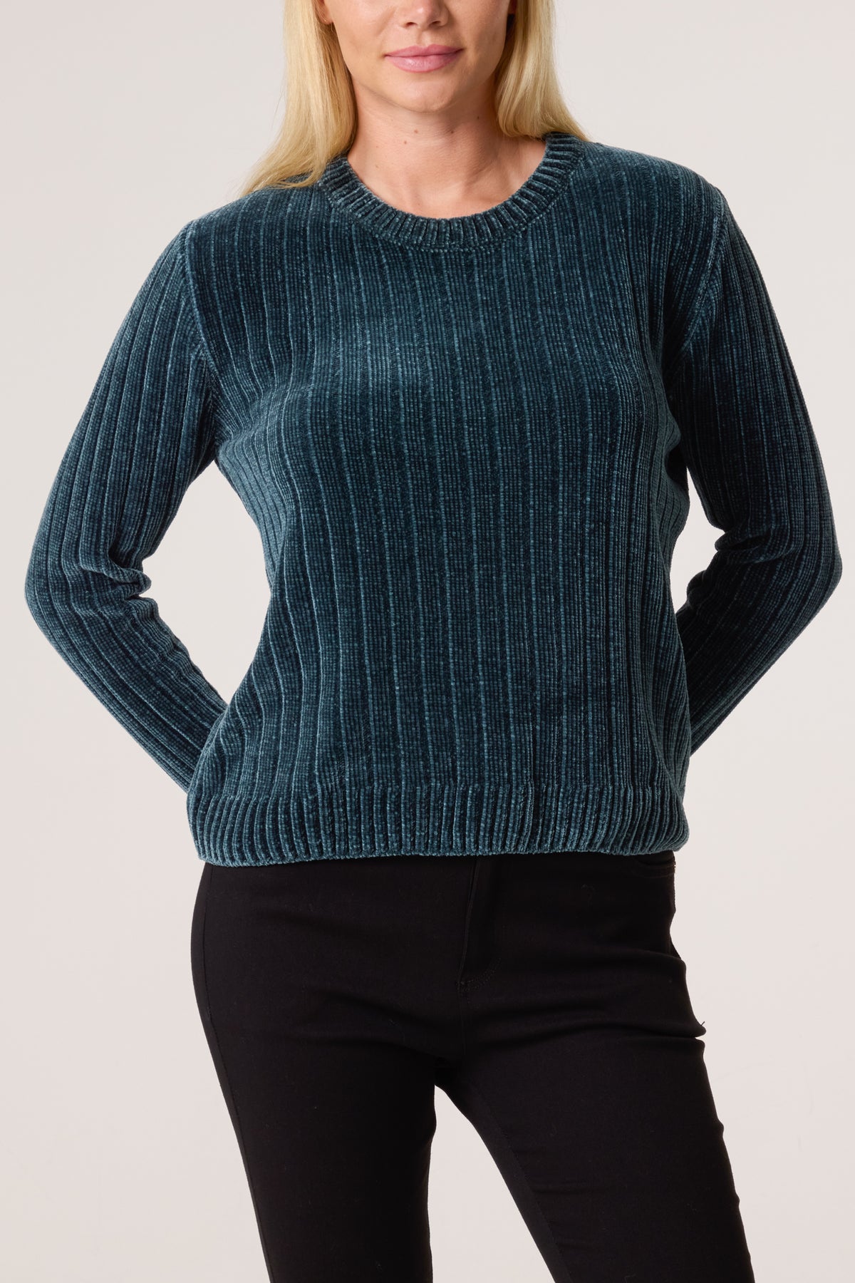 Chenille Ribbed Knit Jumper