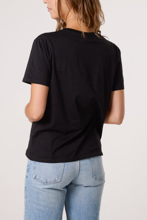 Embellished Shopping Bear T-Shirt