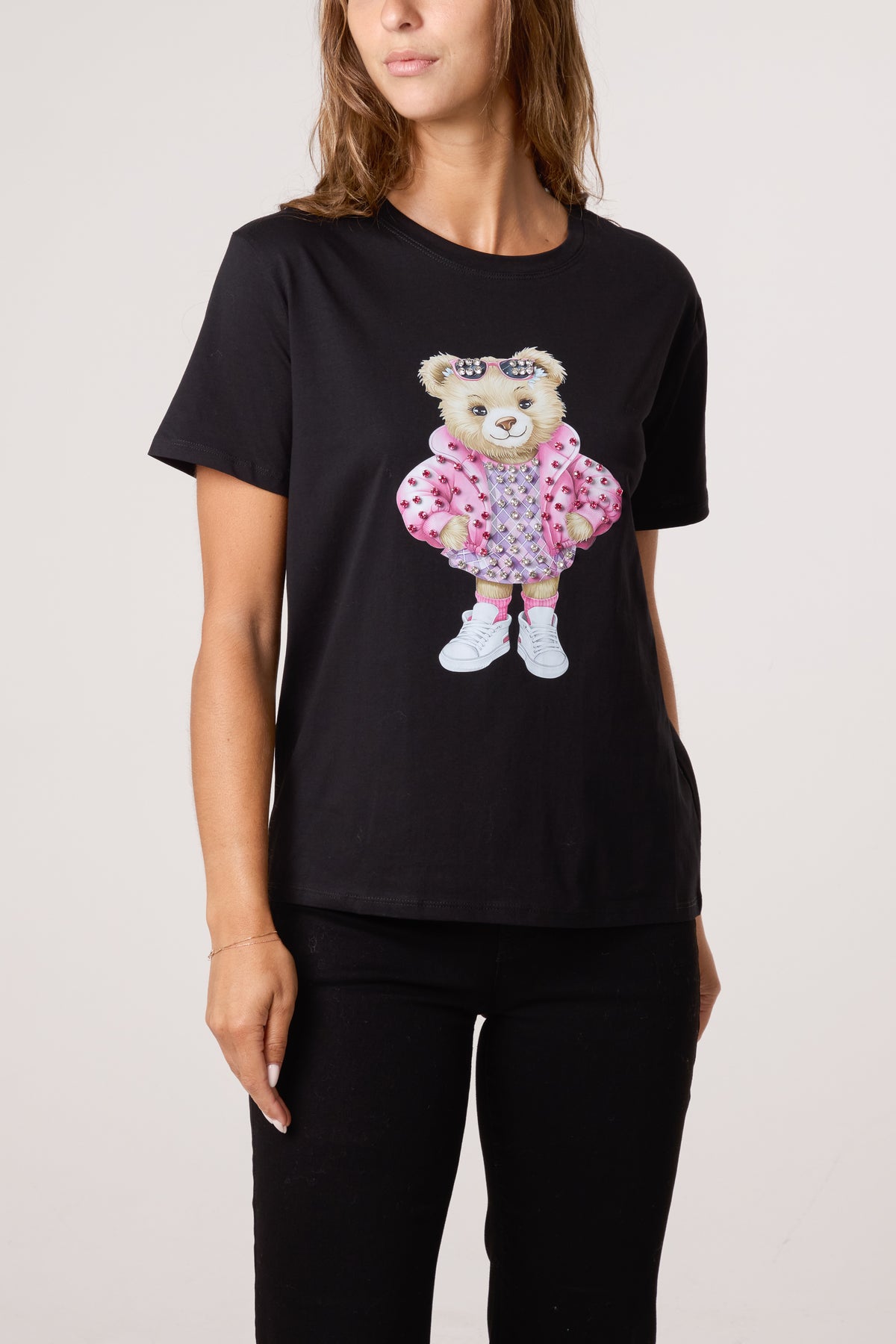 Embellished Cool Bear T-Shirt