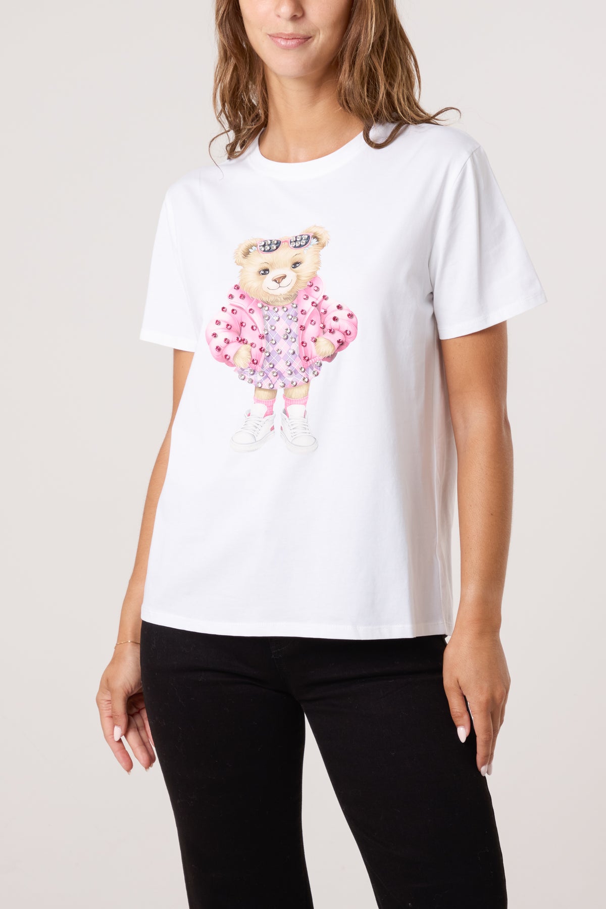Embellished Cool Bear T-Shirt