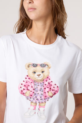 Embellished Cool Bear T-Shirt