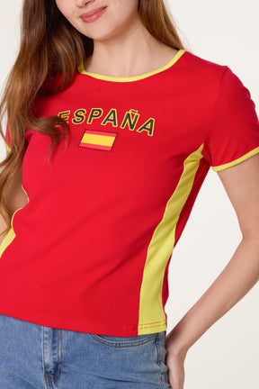 Espana Bling Football T-Shirt