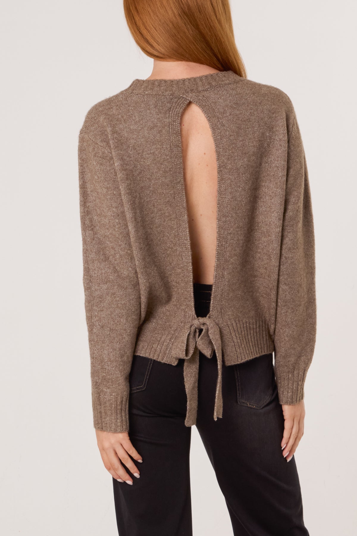 Open Back Knot Jumper
