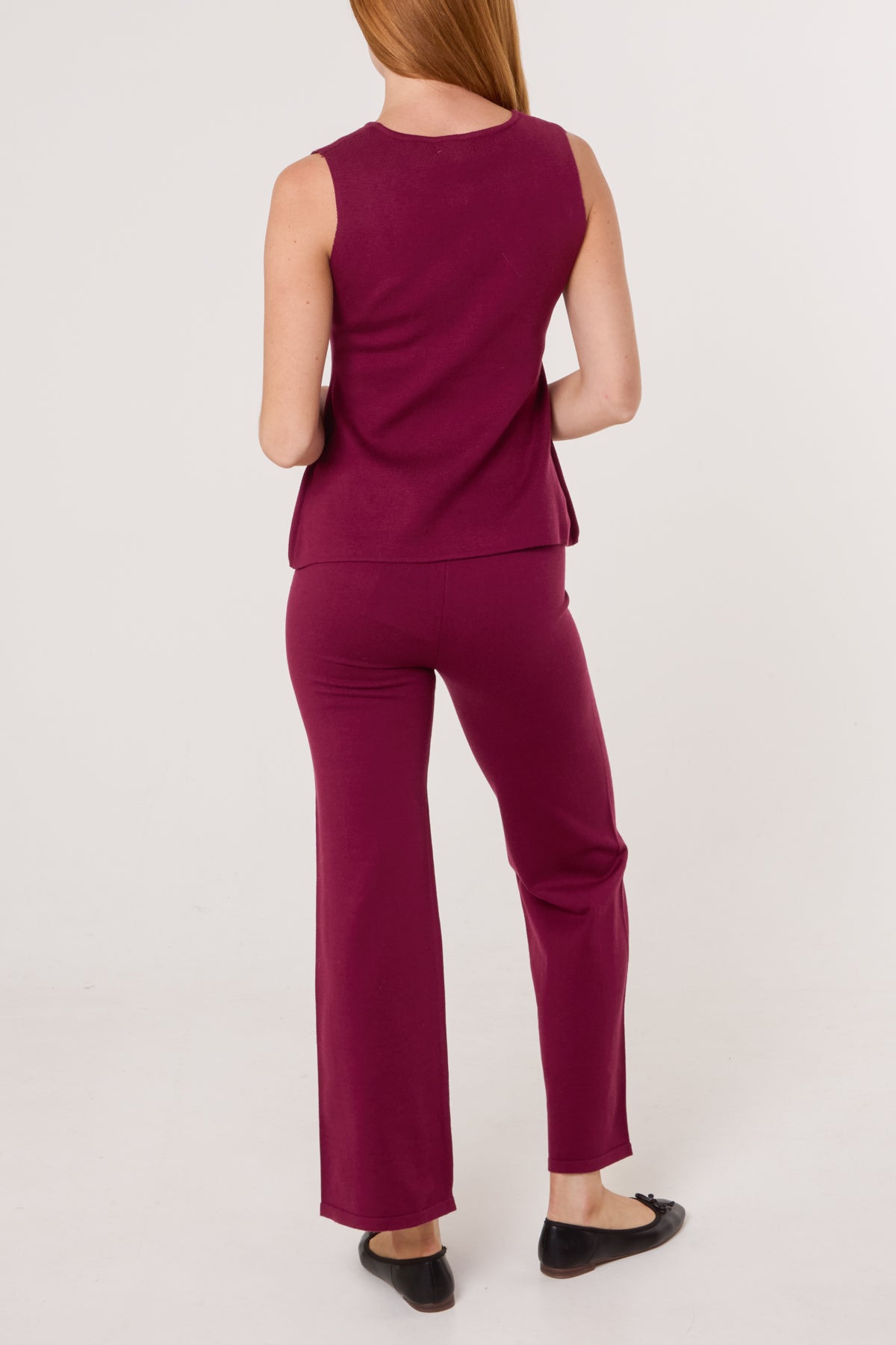 Ribbed Gold Button Waistcoat & Trouser Set