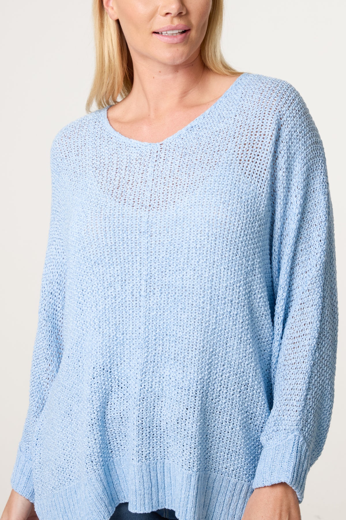 V-Neck Knit Jumper