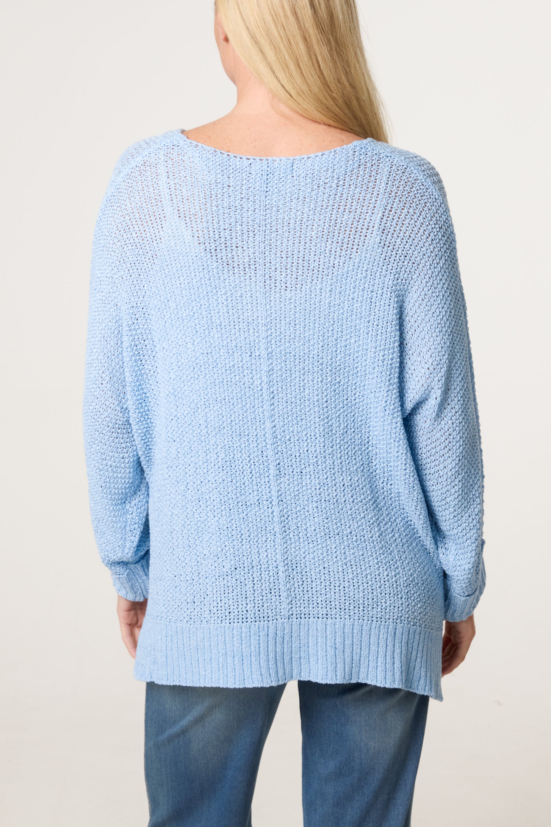 V-Neck Knit Jumper