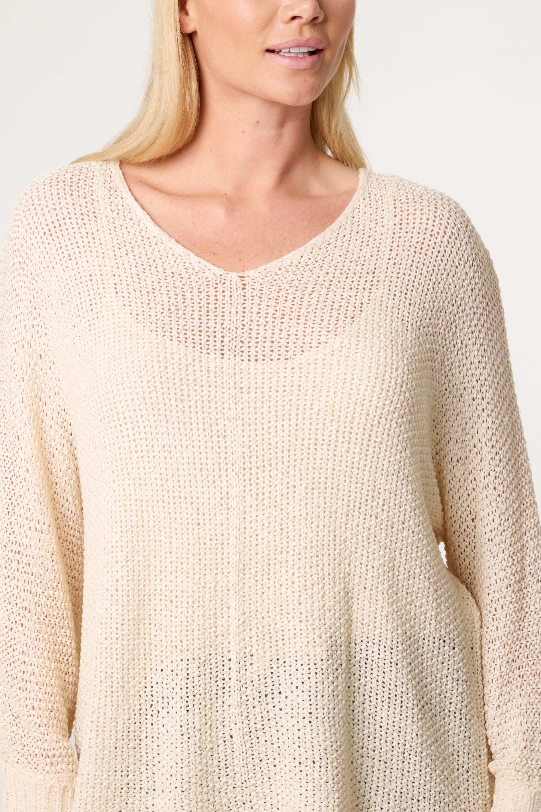 V-Neck Knit Jumper