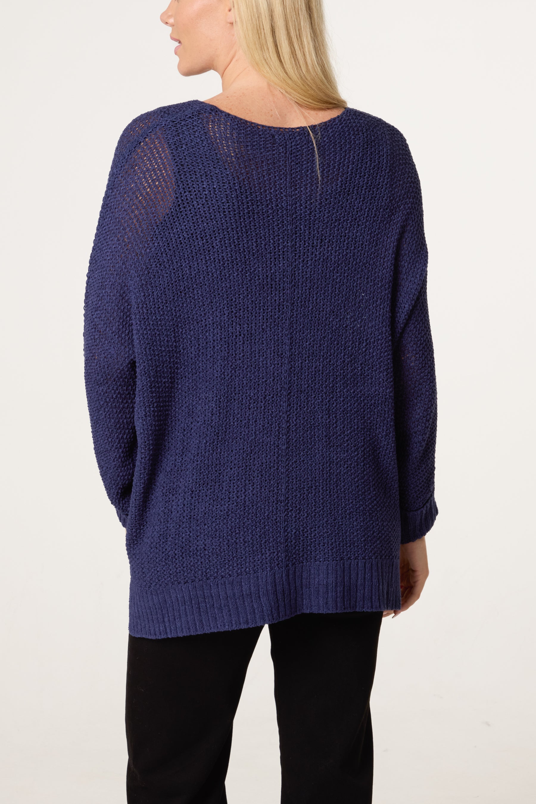 V-Neck Knit Jumper