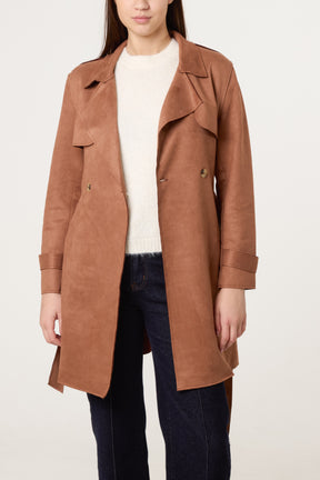Classic Pointed Collar Trench Coat