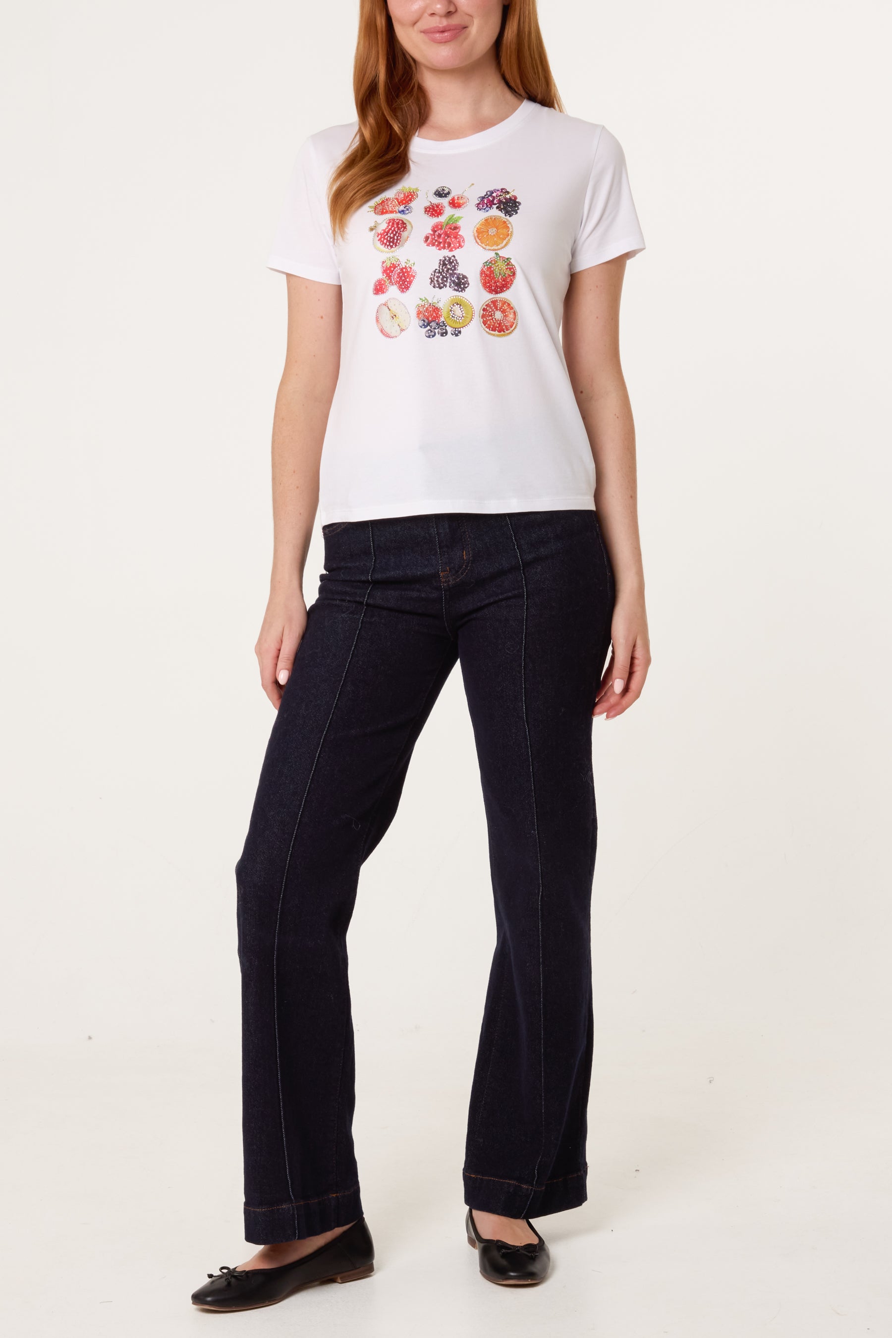 Embellished Fruit T-Shirt
