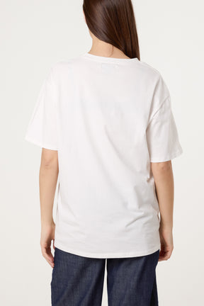 Leopard Sketch Relaxed T-Shirt