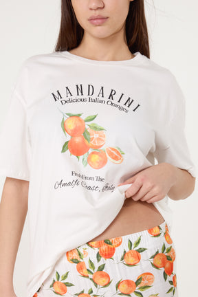 Amalfi Oranges T-Shirt & Trousers Set