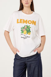 Lemon Graphic Relaxed T-Shirt