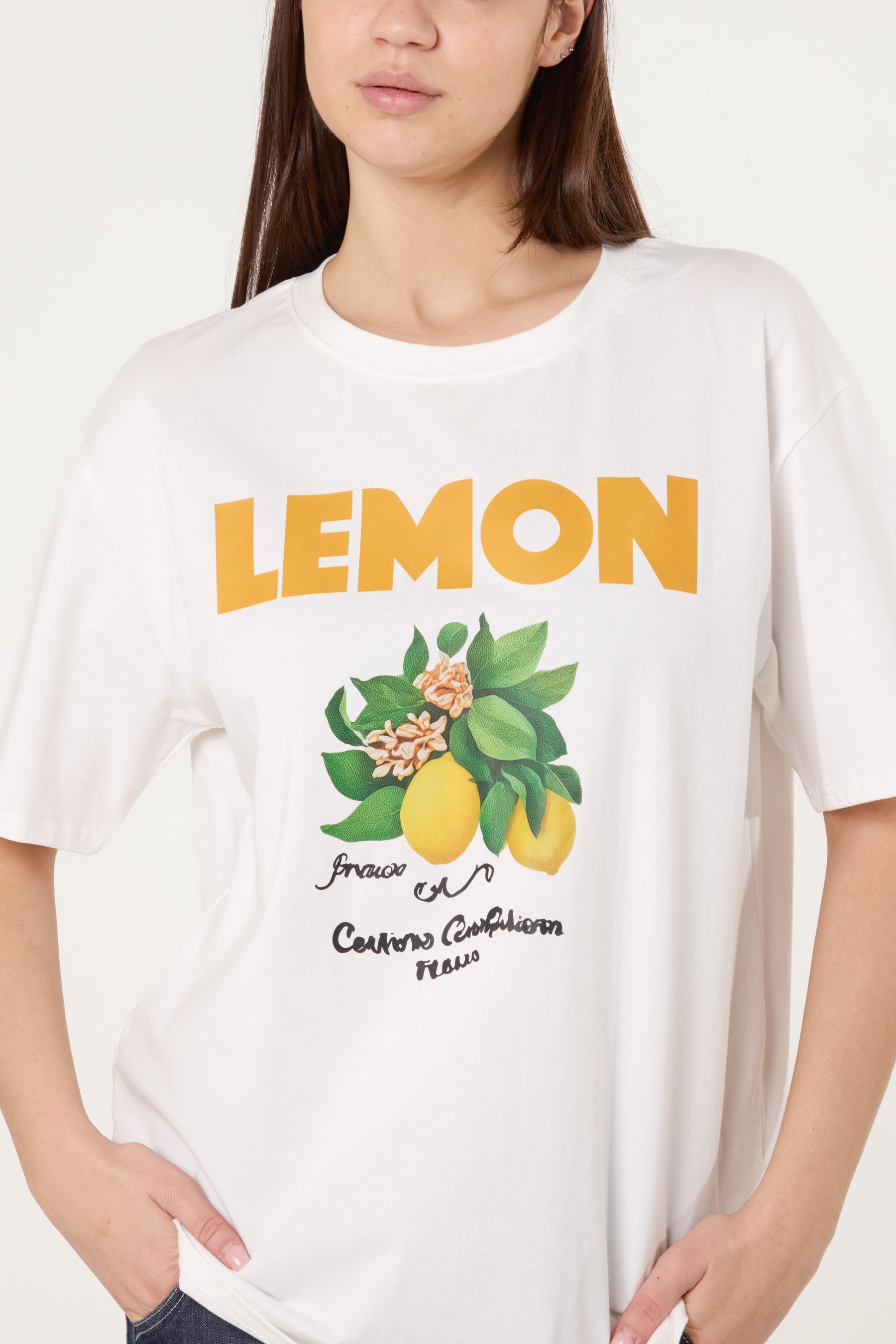 Lemon Graphic Relaxed T-Shirt