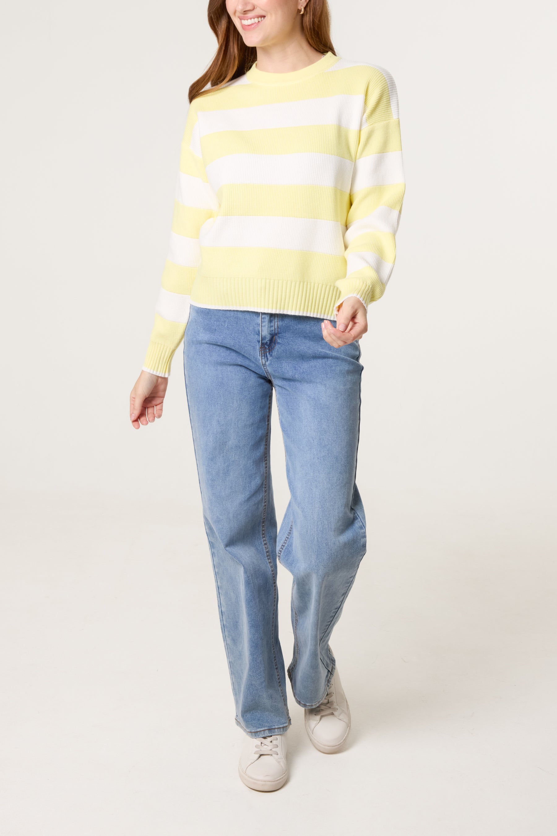 Crew Neck Sailor Stripe Jumper