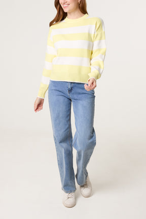 Crew Neck Sailor Stripe Jumper