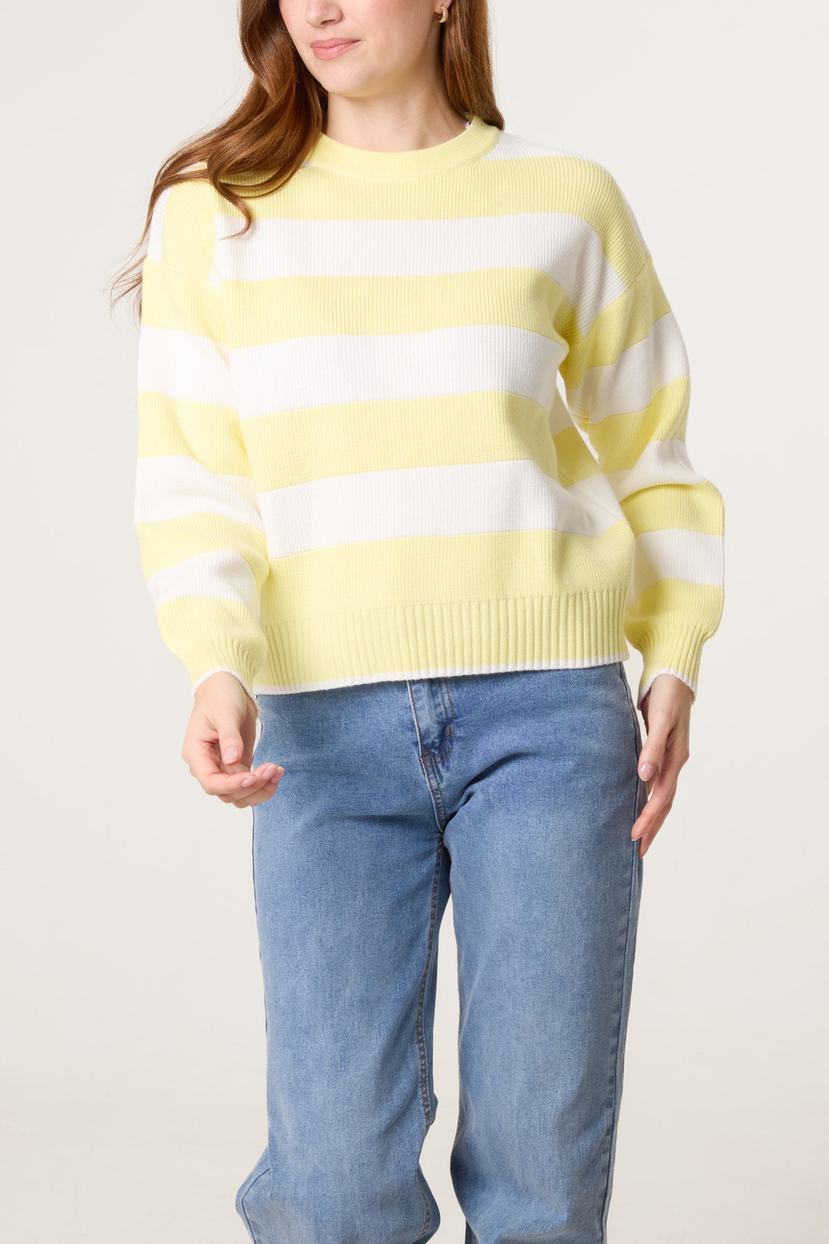 Crew Neck Sailor Stripe Jumper