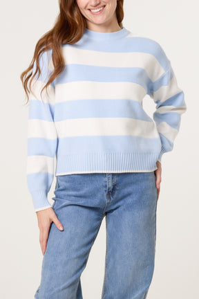 Crew Neck Sailor Stripe Jumper