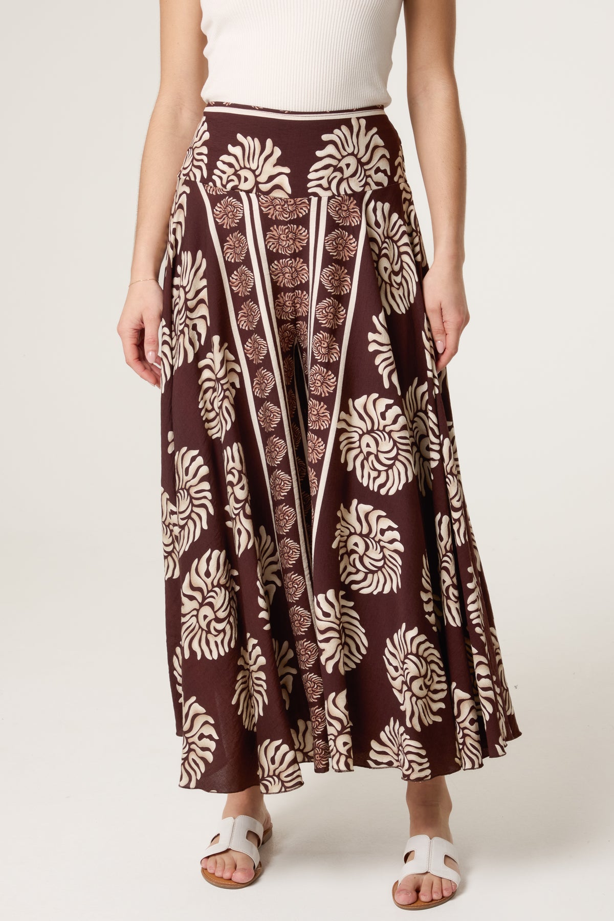 Deep Waist Flowy Trousers