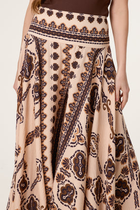Deep Waistband Flowy Trousers