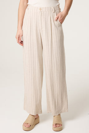 Striped Linen Trousers