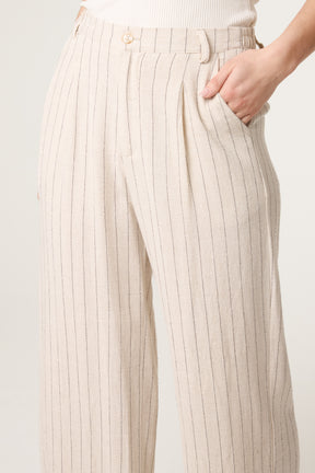 Striped Linen Trousers