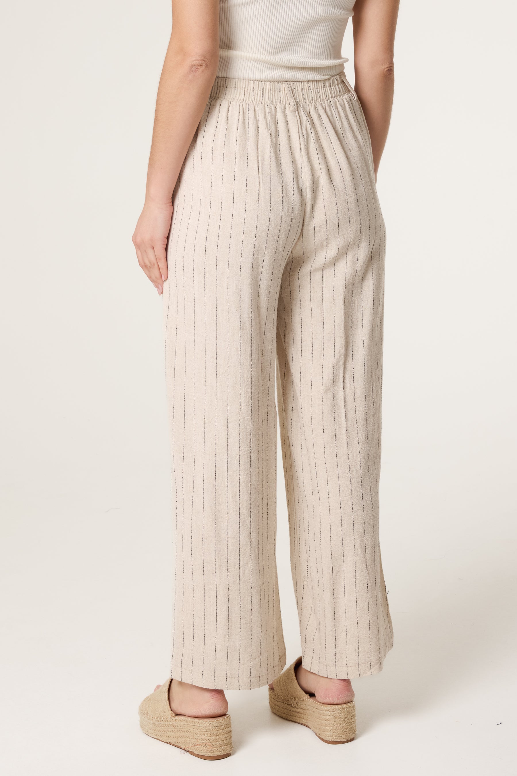 Striped Linen Trousers
